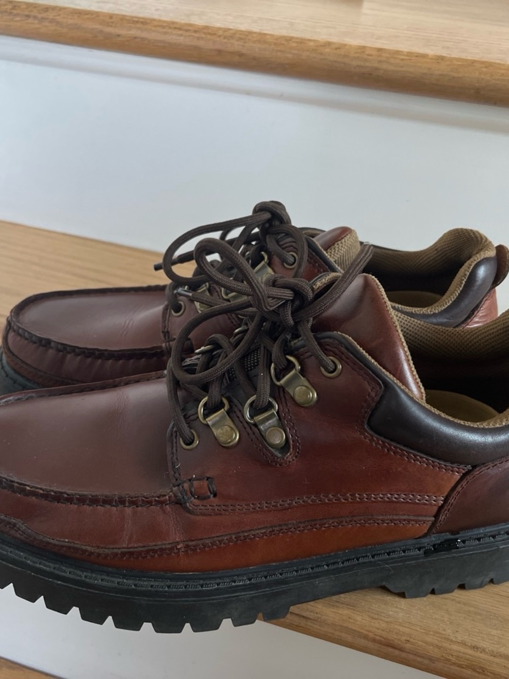 Cabela's Brown Leather Lace-Up Workstyle Boots